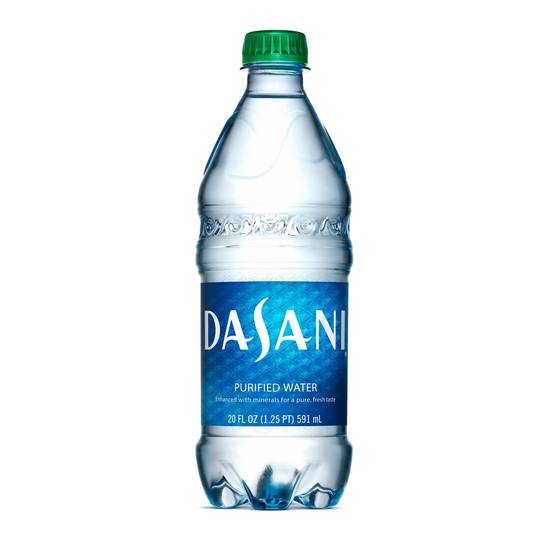 Dasani Purified Water Bottle Enhanced with Minerals, 20 fl oz