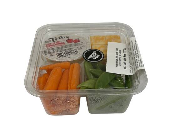 Order Carrot Snap Peas Cheese & Red Pepper Hummus Dip (8 oz) food online from Safeway store, Eureka on bringmethat.com