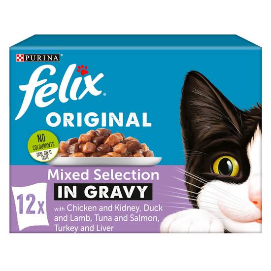 Felix Original Mixed in Gravy 12x100g