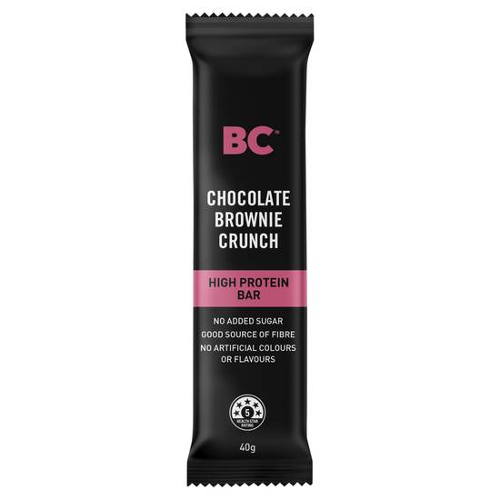 Bc Snacks Chocolate Brownie Crunch High Protein Bar 40g