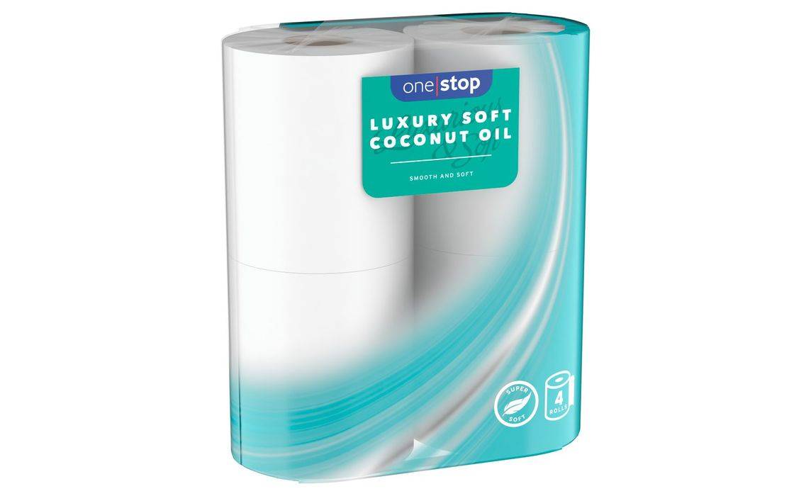 One Stop Coconut Toilet Tissue 4 rolls (393164)