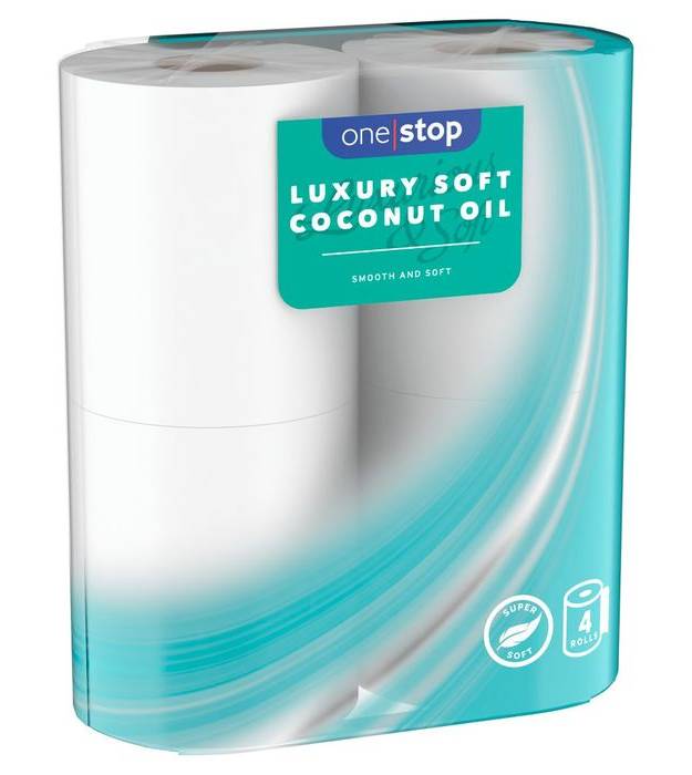 One Stop Coconut Toilet Tissue 4 rolls (393164)