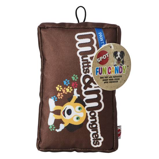 Ethical Products Halloween Fun Candy Mutts & Mongrels Dog Toy (Color: Brown)