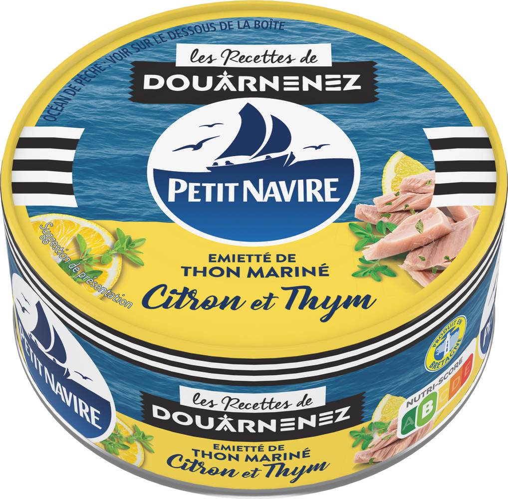 Petit Navire - Émietté de thon mariné (citron - thym)