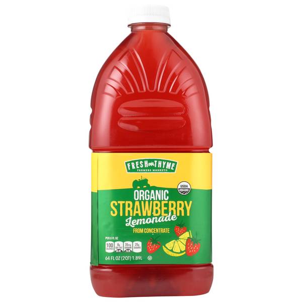 Fresh Thyme Organic Juice (64 fl oz) (strawberry lemonade)