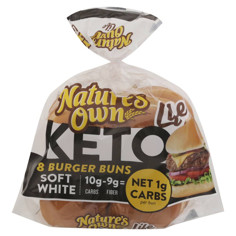 Nature's Own Life Keto Soft White Burger Buns (8 ct)