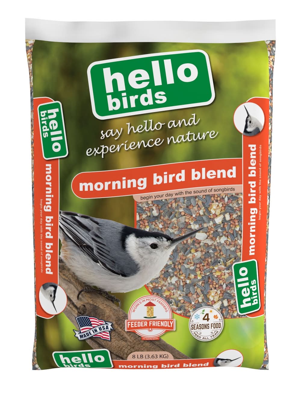 Hello Birds Morning Bird Blend Bird Seed 8-lb