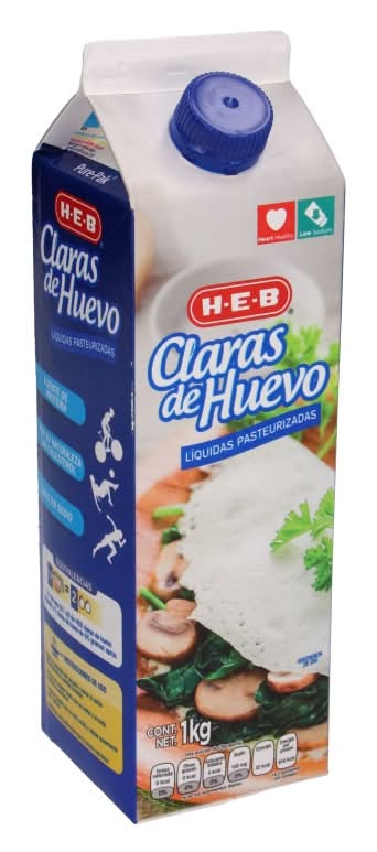 H-E-B · Claras de huevo líquidas pasteurizadas (1 kg)