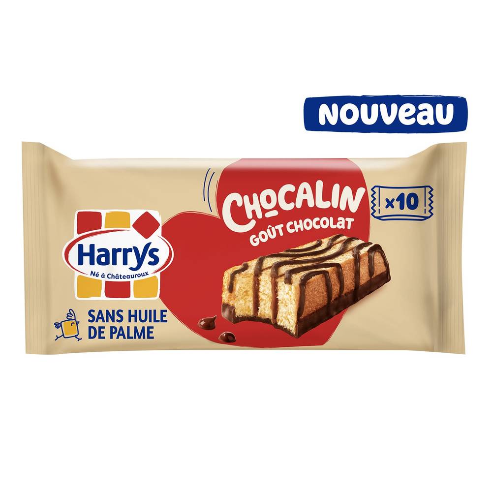 Harrys - Chocalin gâteaux moelleux sans huile de palme, chocolat (10)