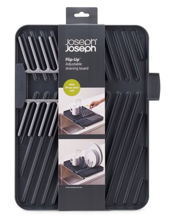 Joseph Joseph Flip-up Adjustable draining board, Grey
