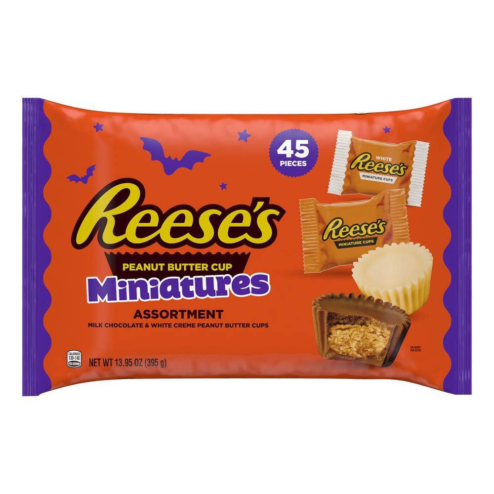 Reese's Halloween Miniatures Assortment, Assorted (13.95 oz, 45 ct)