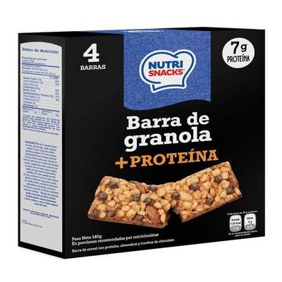 Nutrisnacks barra de granola +proteína (4 pack, 35 g)