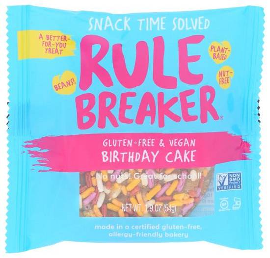 Rule Breaker Plant-Based Nut & Gluten-Free Vegan Birthday Cake (1.9 oz)