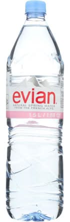 Evian Natural Spring Water 1.5L