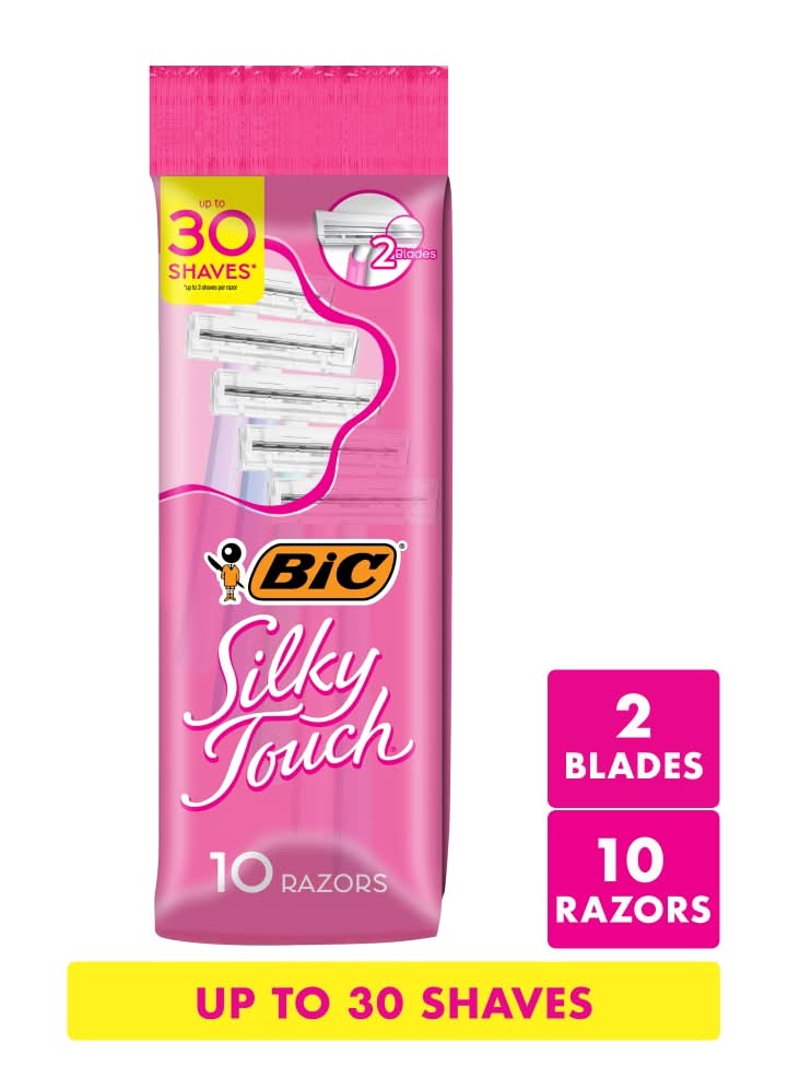BiC Silky Touch Razors (10 ct)