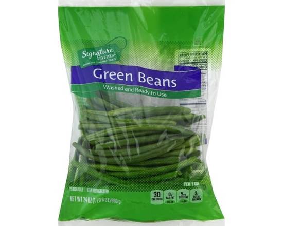 Order Signature Farms · Green Beans (24 oz) food online from Safeway store, Butte on bringmethat.com