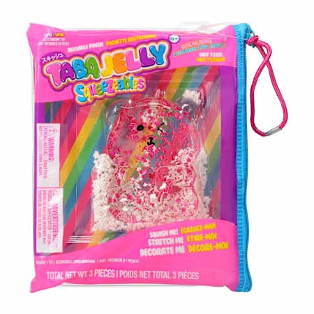 Taba Jelly™ Squeezeables Scented Jelly Squish Toy Clear Bear