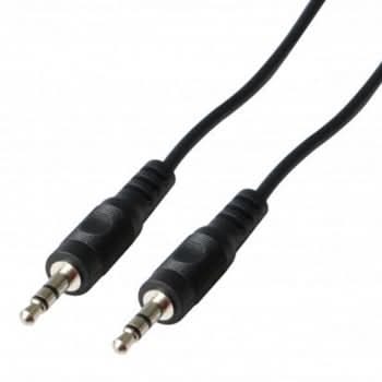 Cable Adaptador Poss 2xJack PSAUD19 - Negro