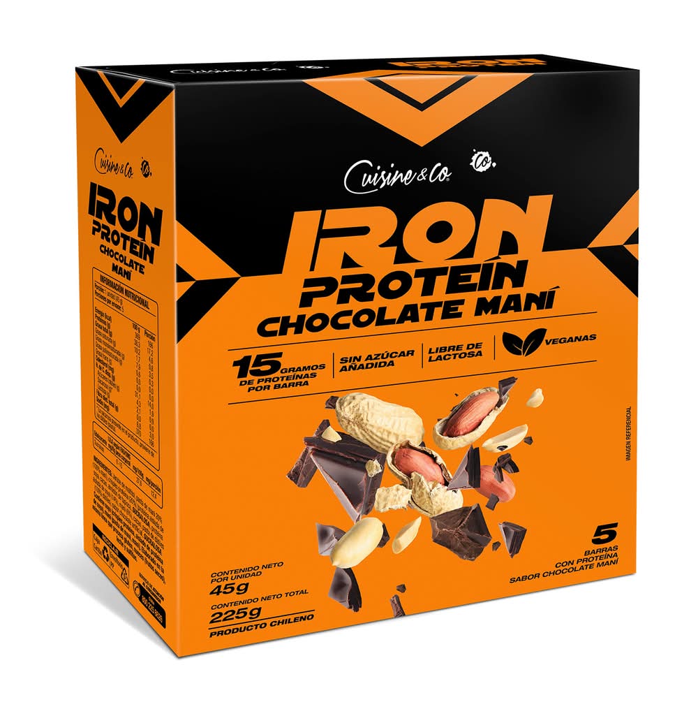Cuisine & Co · Barra proteína vegana - Chocolate Maní (5 un)