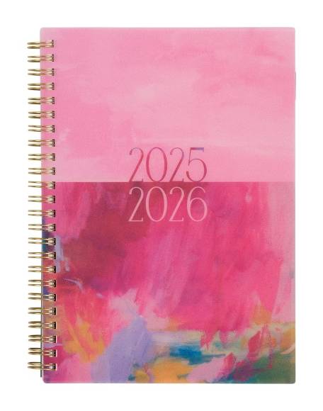 2025-2026 Organized by Happy Planner Monthly/Weekly Small Happy Planner, 5-7/16" x 8-5/16", Brushed Elegance, July 2025 To June 2026, PT0008S021