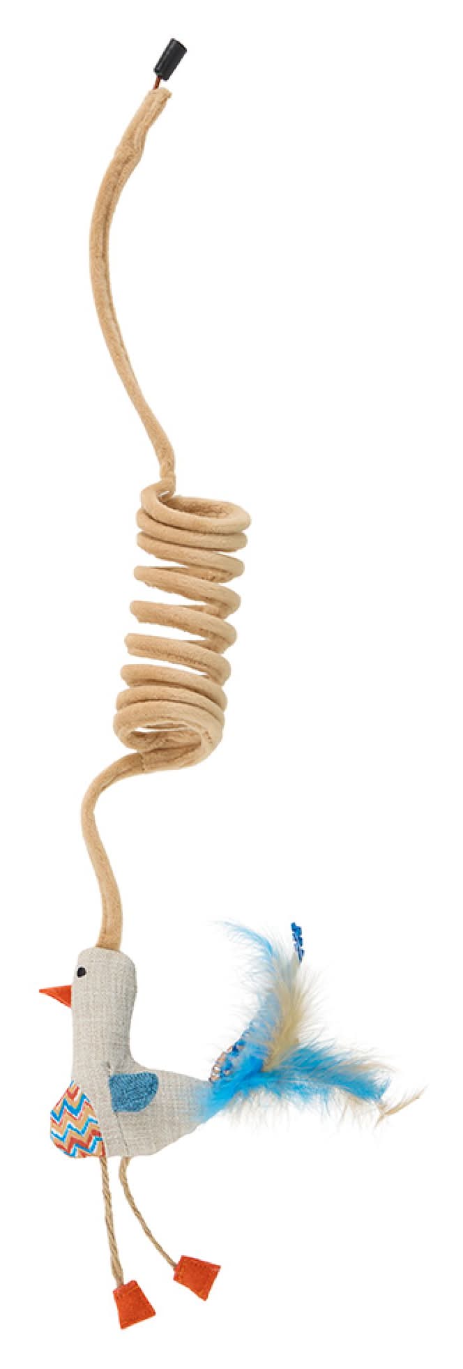 Whisker City® Natural Bird Teaser Toy Attachment (Color: Blue)