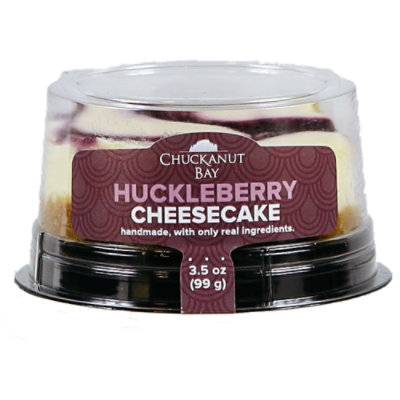 Chuckanut Bay Handmade Cheesecake (huckleberry) (3.5oz)