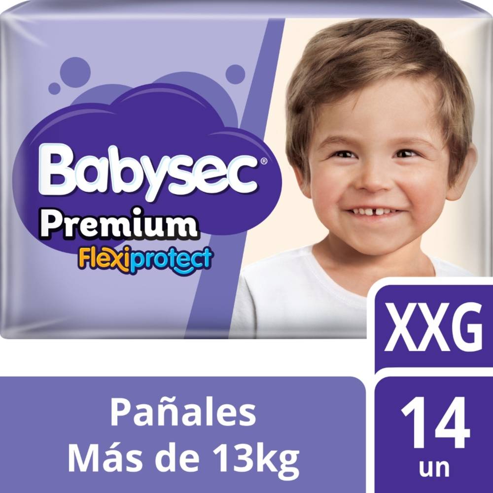 Babysec pack pañales premium flexiprotec  xxg (1 u)