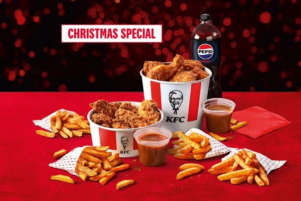 Festive Double Bucket (Original Recipe Chicken & Mini Fillets)