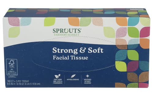 Sprouts Strong & Soft Facial Tissue