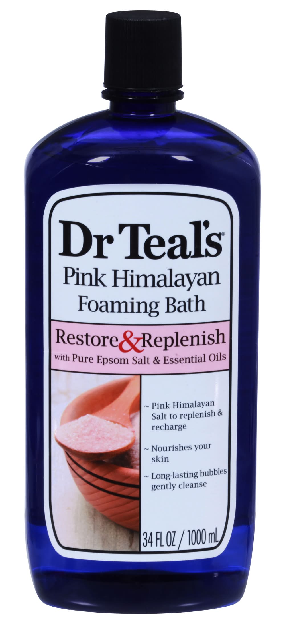 Dr Teal's Restore & Replenish Pink Himalayan Foaming Bath (34 fl oz)