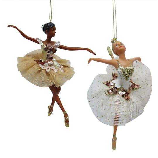 Ashland Ballerina Ornament, 7 Inches, Assorted