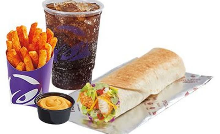 Crispy Chicken Burrito Combo