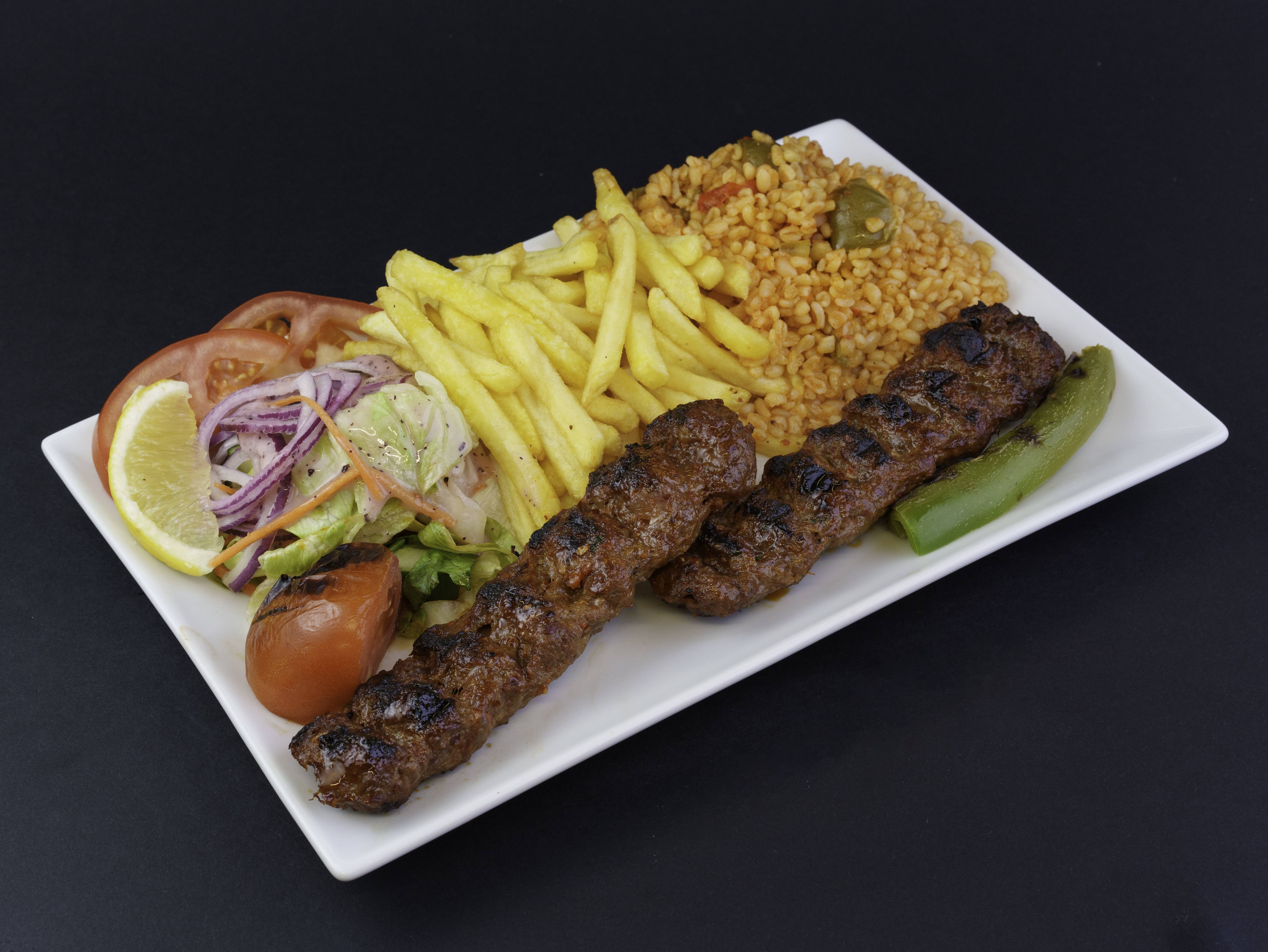 🔥🍛Assiette Adana brochettes