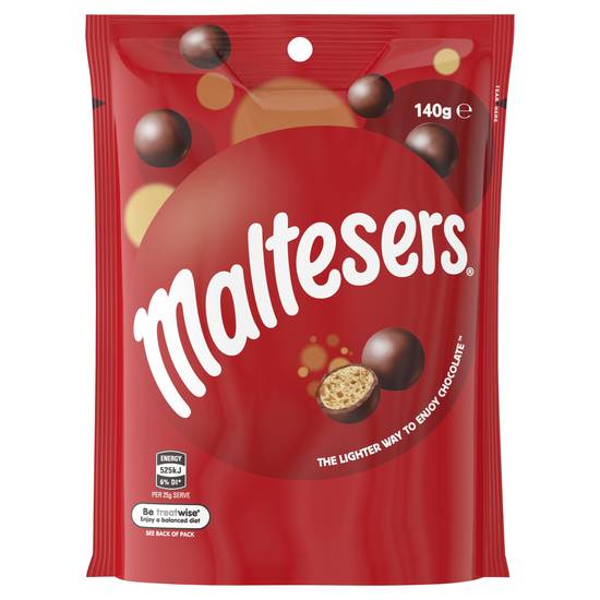 Maltesers Milk Chocolate Medium Bag 140g