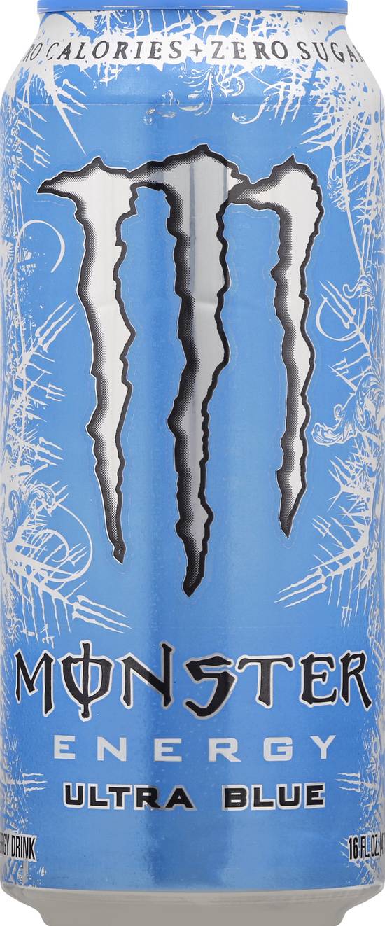 Monster Zero Sugar Ultra Blue Energy Drink (16 fl oz)