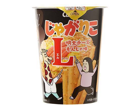 【菓子】◎じゃがりこ≪明太チーズもんじゃ≫(Lサイズ66g)