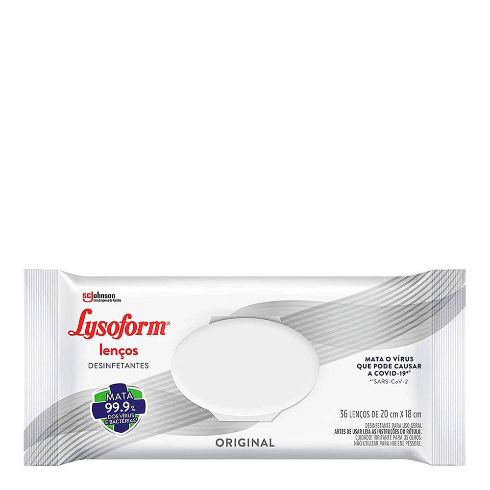 Lysoform · Lenços desinfetante original para uso geral (36 un)