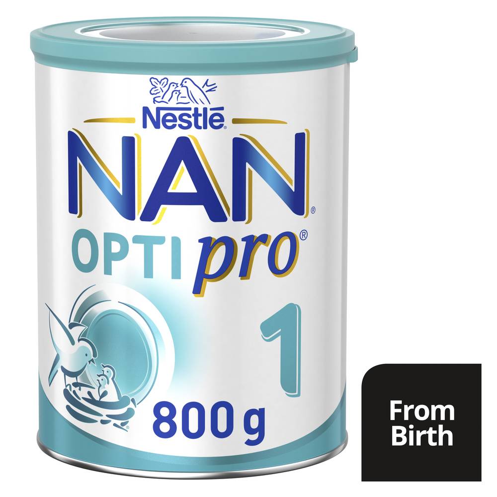 Nestlé Nan Optipro 1 Infant Formula For Newborns Suitable From Birth (800g)