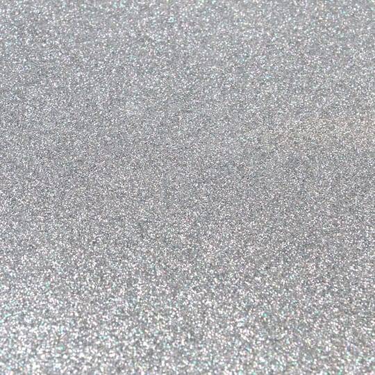 Recollections Glitter Cardstock Paper, Glitter Silver