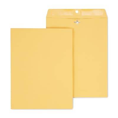 Staples Clasp & Gummed Kraft Catalog Envelopes, Brown Kraft, (12 ct) (12 ct)