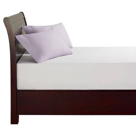 Taies d’oreiller performance en satin de coton 400 fils de hometrends (Couleur: Mauve, Taille: Standard)