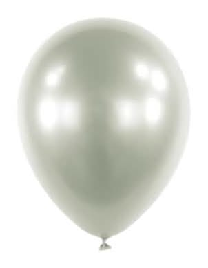 Inflated 11" Satin Luxe Latex Balloon