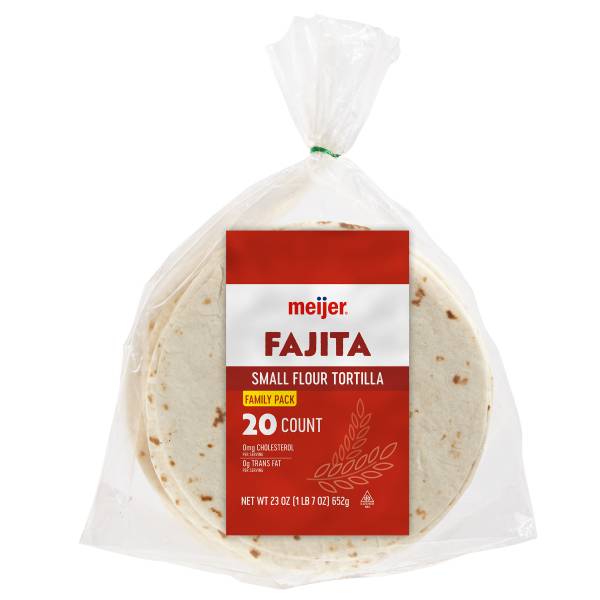 Meijer Fajita Flour Tortillas Family pack (20 ct)