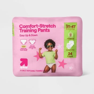 up&up Girls Disposable Training Pants, 3T-4T (24 ct)
