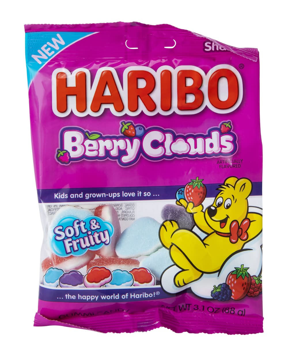 Haribo® Berry Clouds Gummi Candy 3.1oz