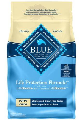 Blue buffalo blue life protection formula recette poulet et riz brun pour chiots - chicken & brown rice dog food (2.2 kg)