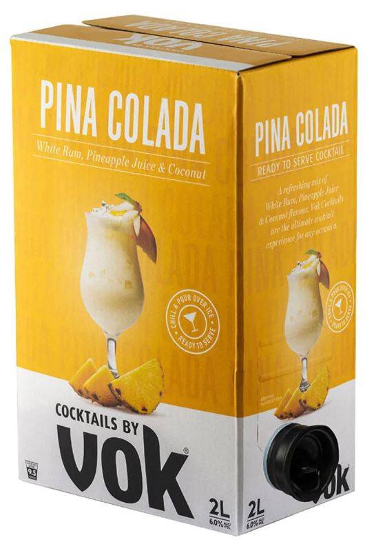 Vok Cocktails Pina Colada  2Lt ea