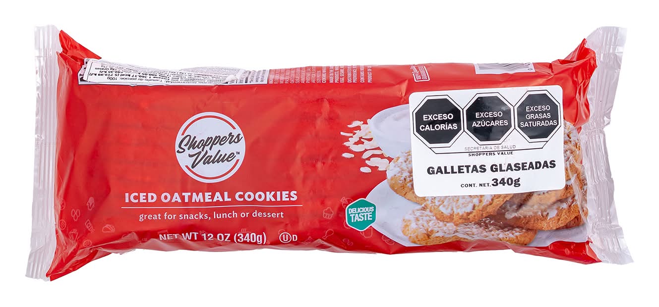 Galletas  De Avena Glaseadas  Shoppers Value  340.0 - gr