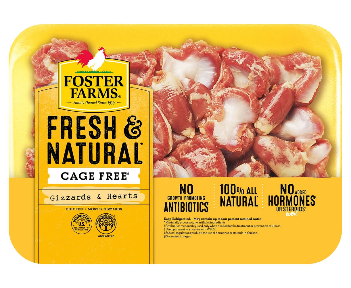 Foster Farms Fresh & Natural Gizzards & Hearts