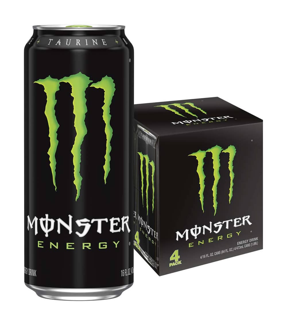 Monster Energy Energy Drink (4 x 16 fl oz)